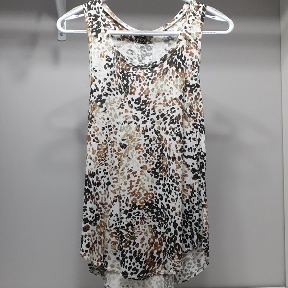 Leopard Print Sleeveless Top - Picture 1 of 2